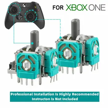3D Контроллер Xbox One Замена аналогового сенсорного модуля оси Джойстика, Грибовидной шляпки, коромысловых крышек, комбинированного комплекта для ремонта ручек