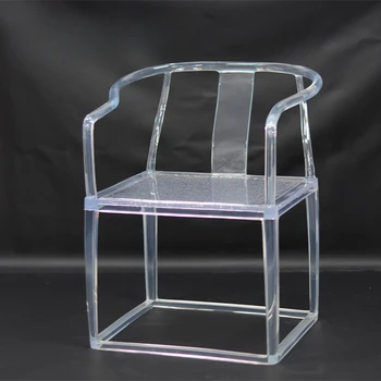 Скандинавский современный роскошный домашний чайный столик, стул с искусственным прозрачным лепестком
